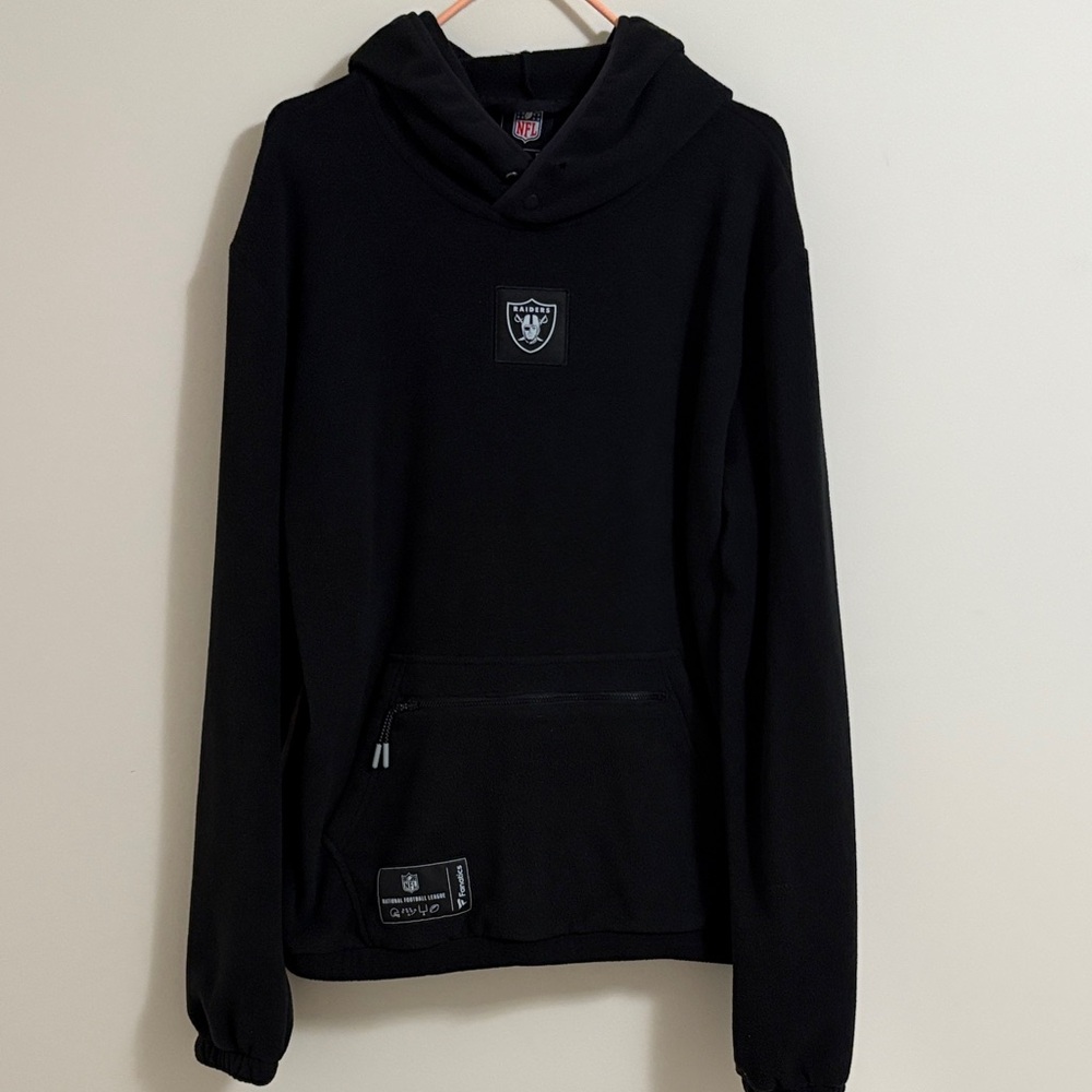 NWOT NFL Black Hoodie with Team Emblem